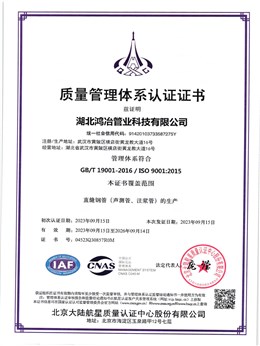 ISO-9001质量管理体系认证（中文）